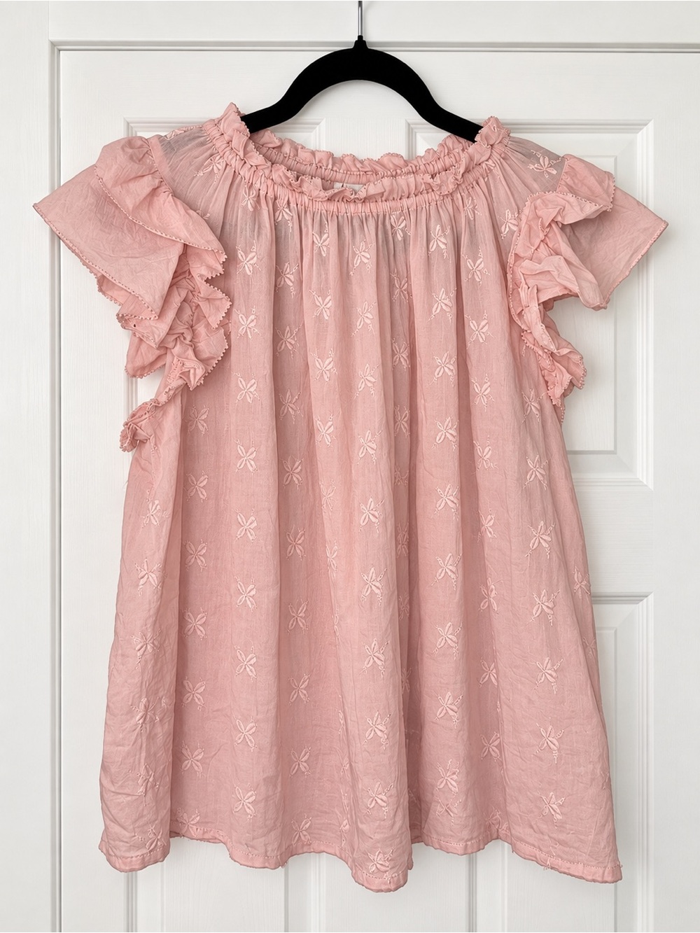 Universal Thread Dusty Rose Ruffled Blouse